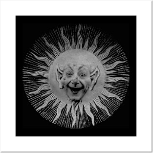 Georges Méliès "Sun" Design T-Shirt Posters and Art